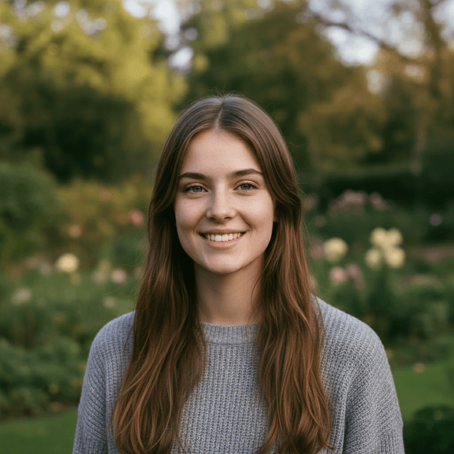 Friendly Casual example - AI enhanced photo